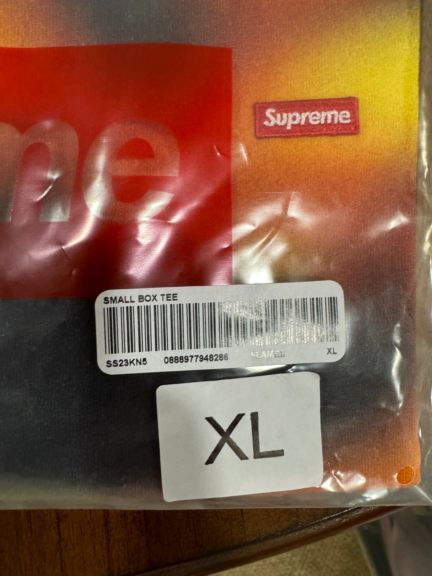 Supreme Small Box Logo Flames