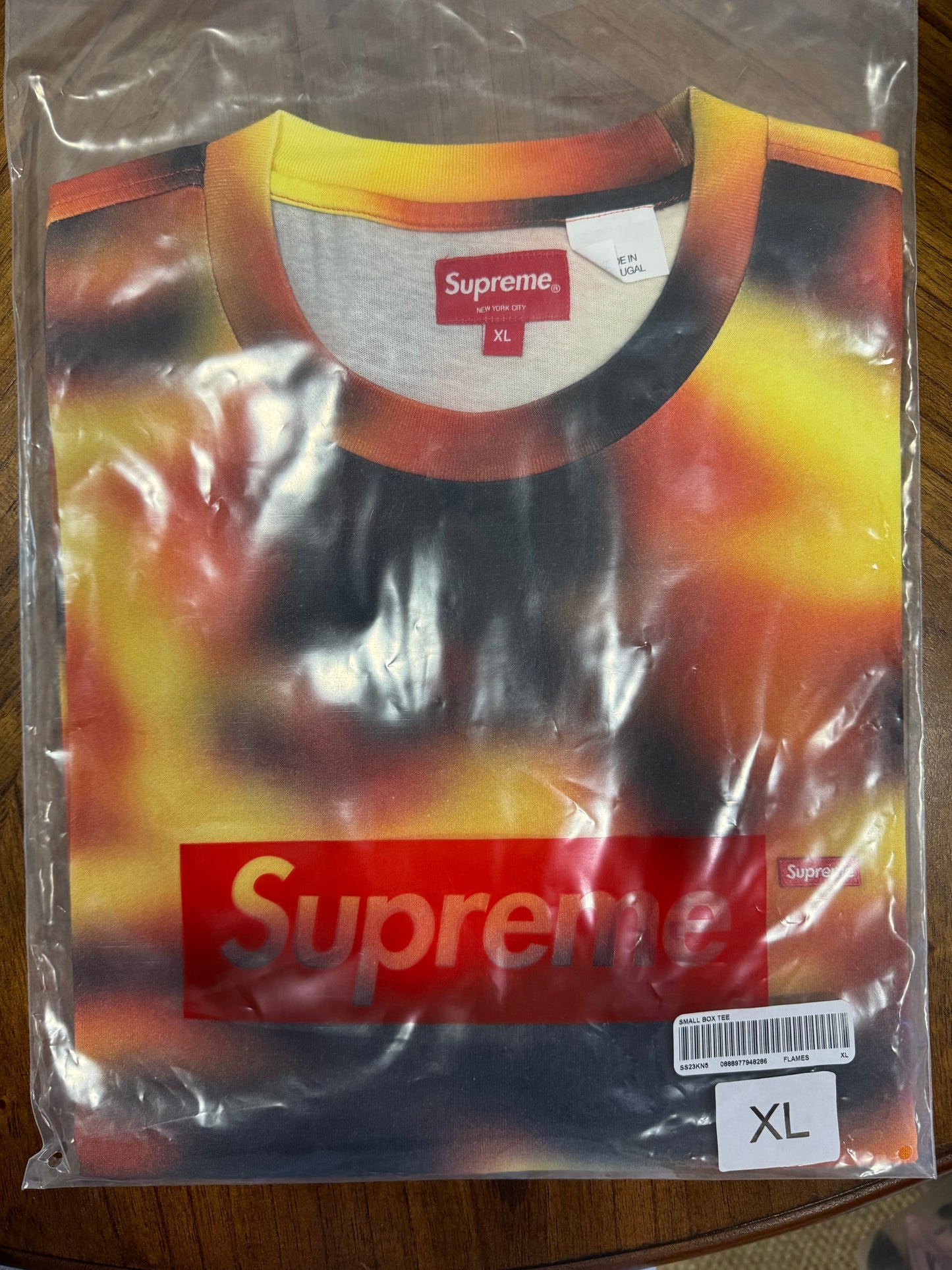 Supreme Small Box Logo Flames