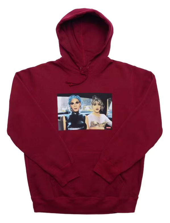 Supreme Nan Goldin Misty and Jimmy Paulette Hooded Sweatshirt