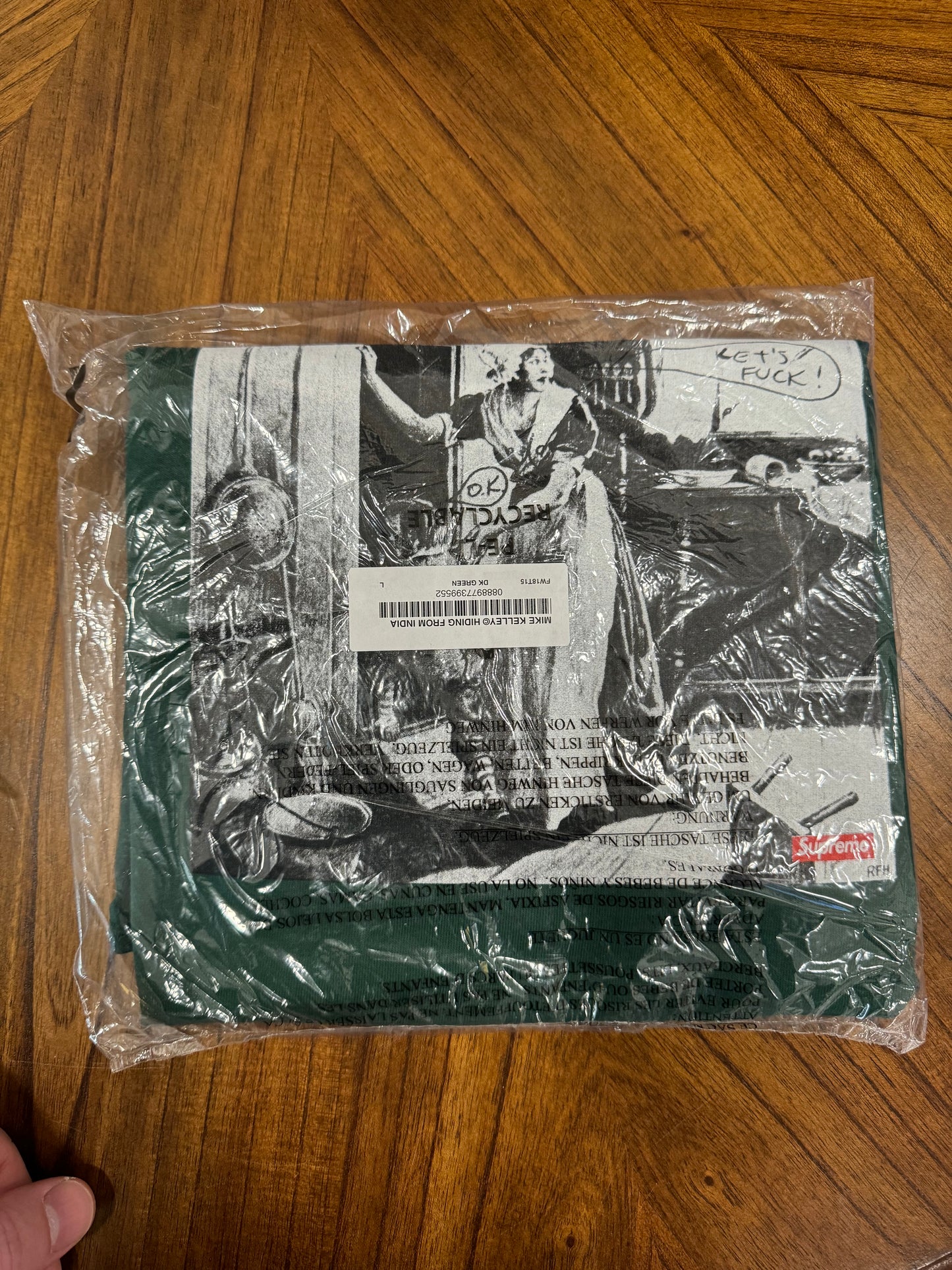 Supreme Mike Kelley Hidding From India Tee