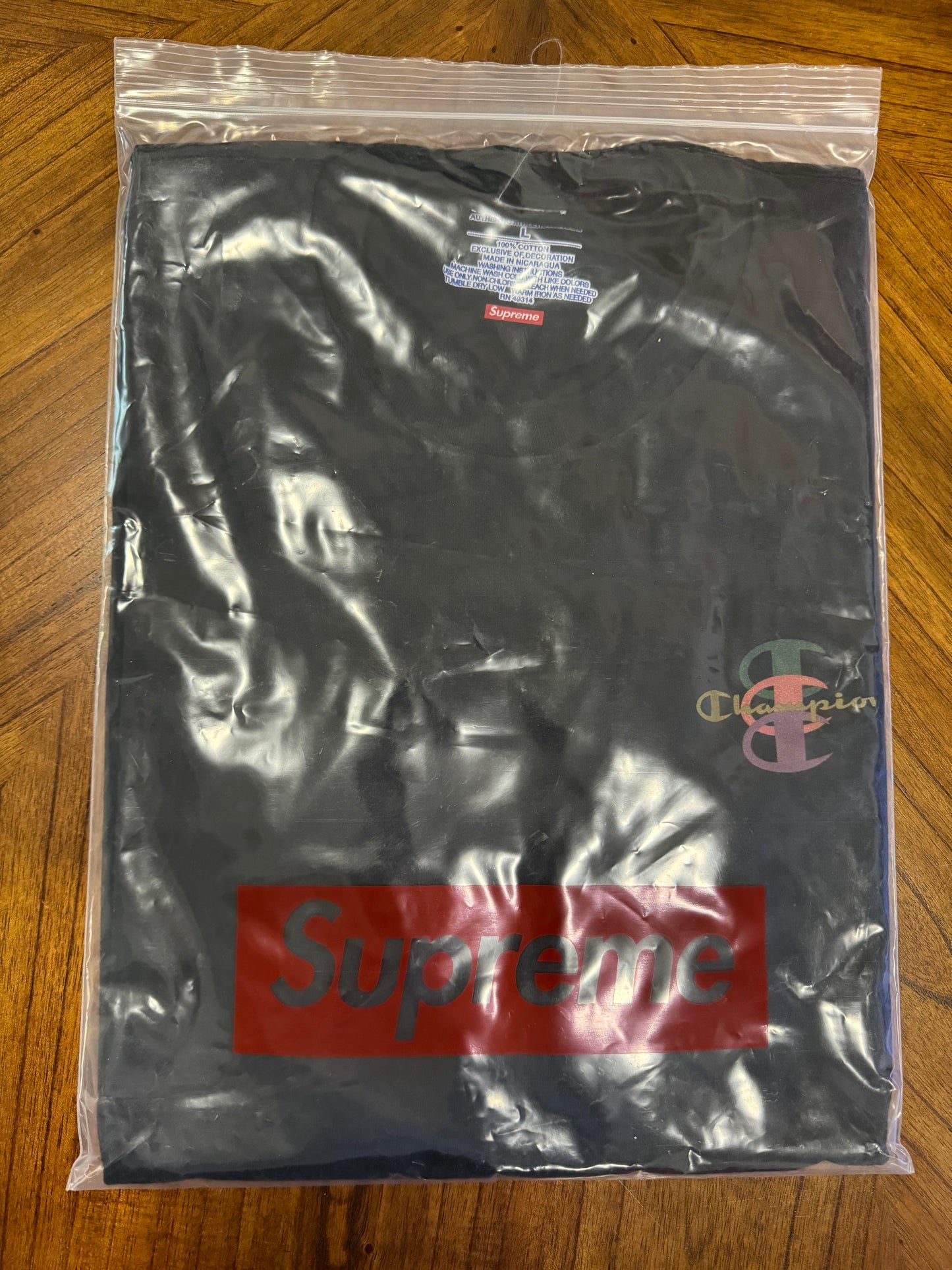 Supreme Champion Stacked C L/S Tee