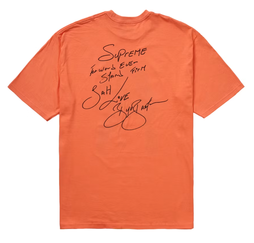 Supreme Buju Banton Tee Neo Orange